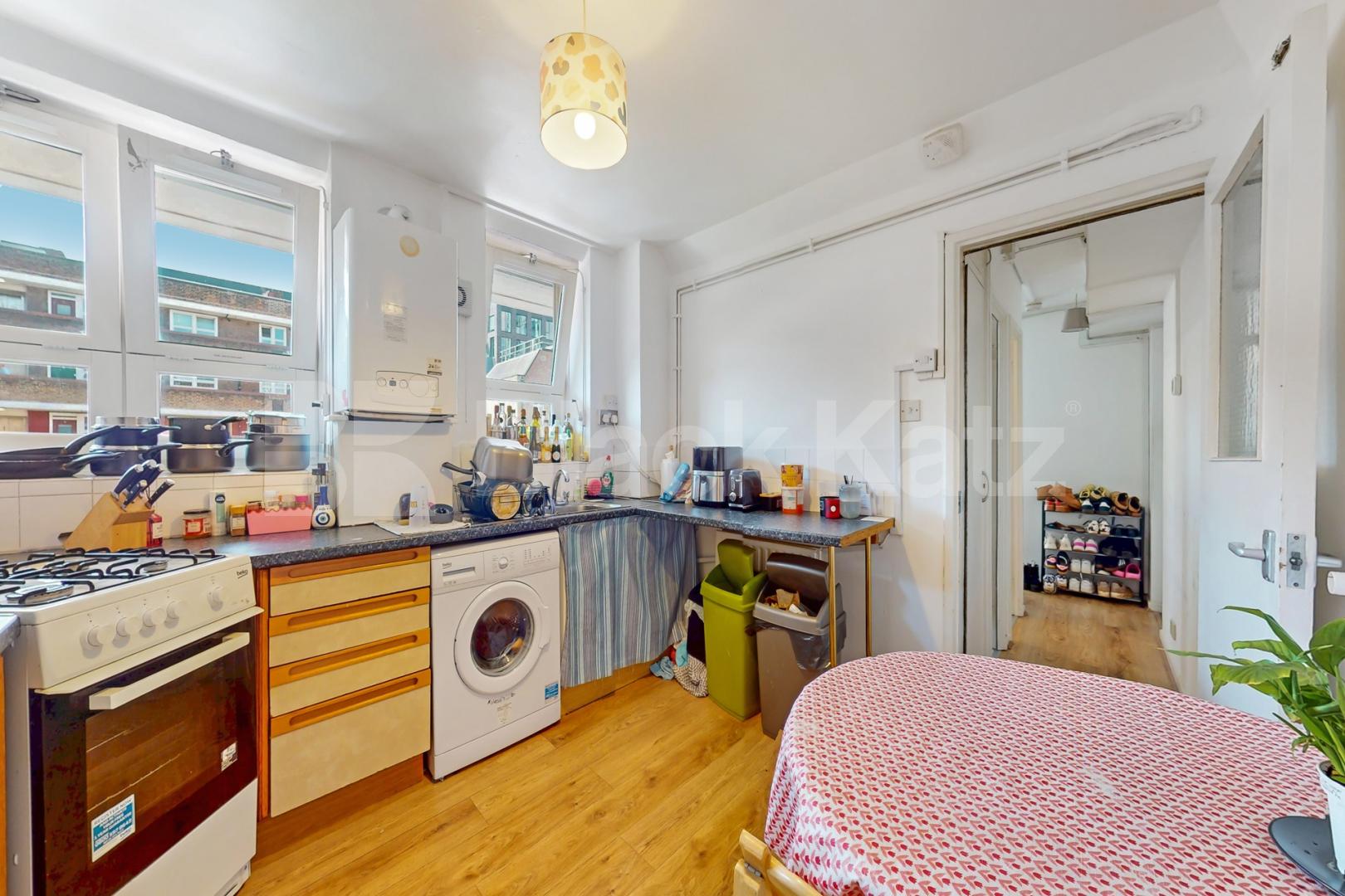 1230 Sq.ft. Four bedroomed apartment moments from Vauxhall Station.  Glasshouse Walk, Vauxhall SE11